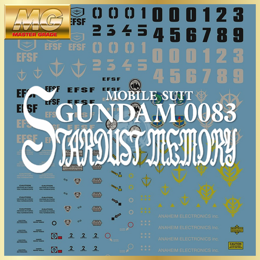 Gundam Decal 24 [MG 0083 Stardust Memories Series]