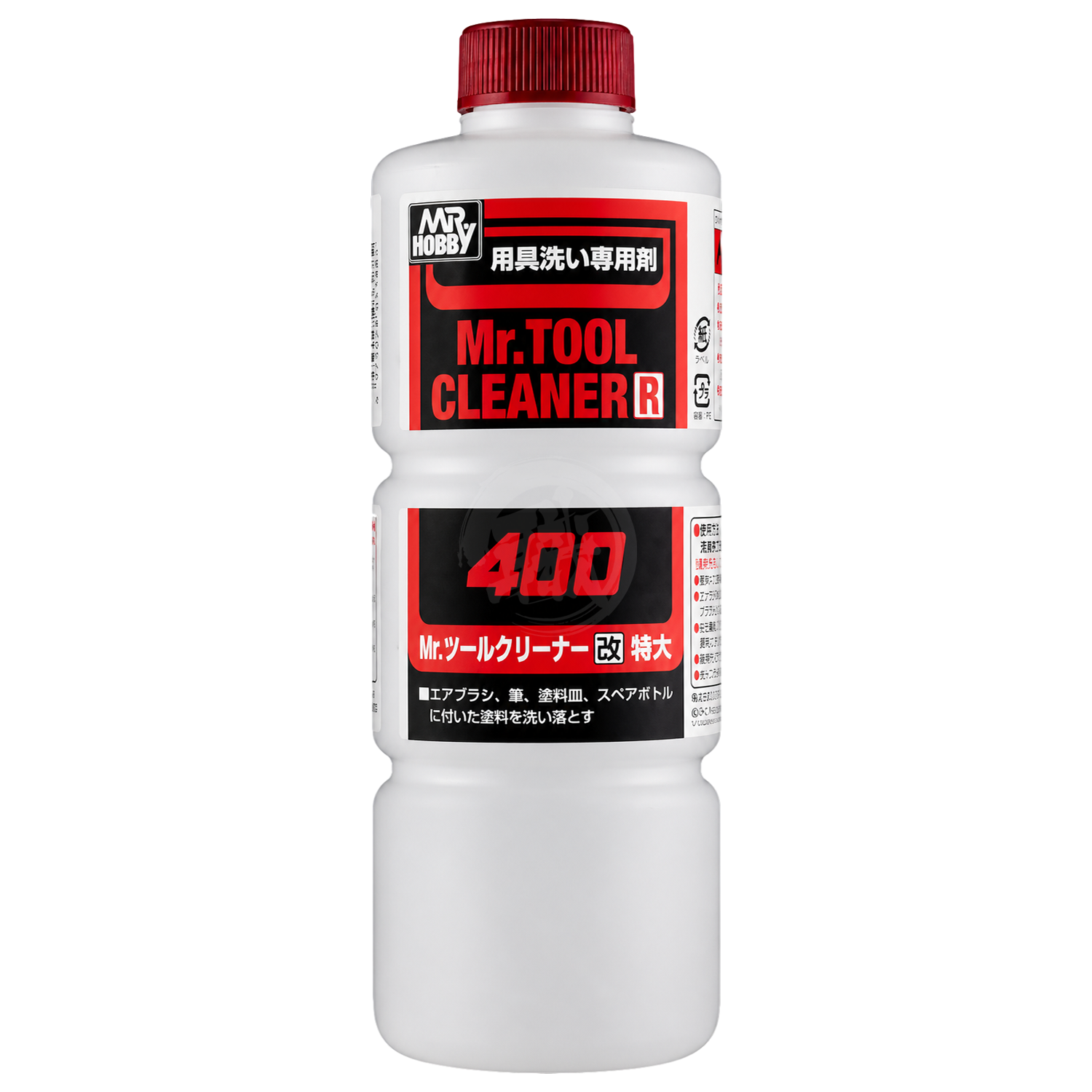 GSI Creos Mr.Tool Cleaner 400ml thinner bottle, suitable for cleaning and thinning paints and coatings.