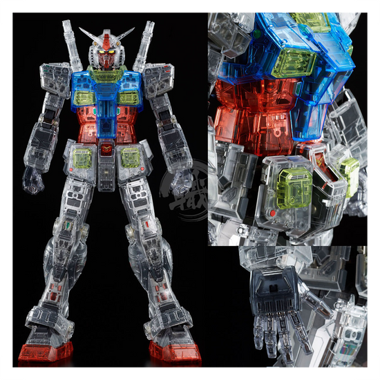 Premium Bandai 1/60 Scale Perfect Grade Unleashed Clear Color Armor for ...