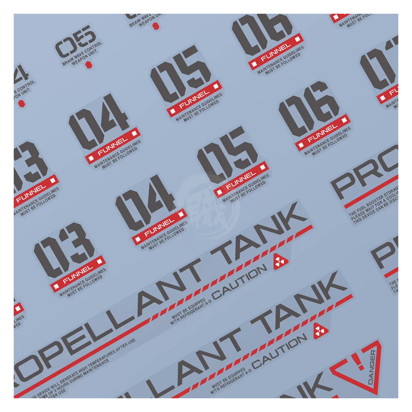 Monster Ultra-Precision Printing Water Decals [T02] [Red] - ShokuninGunpla