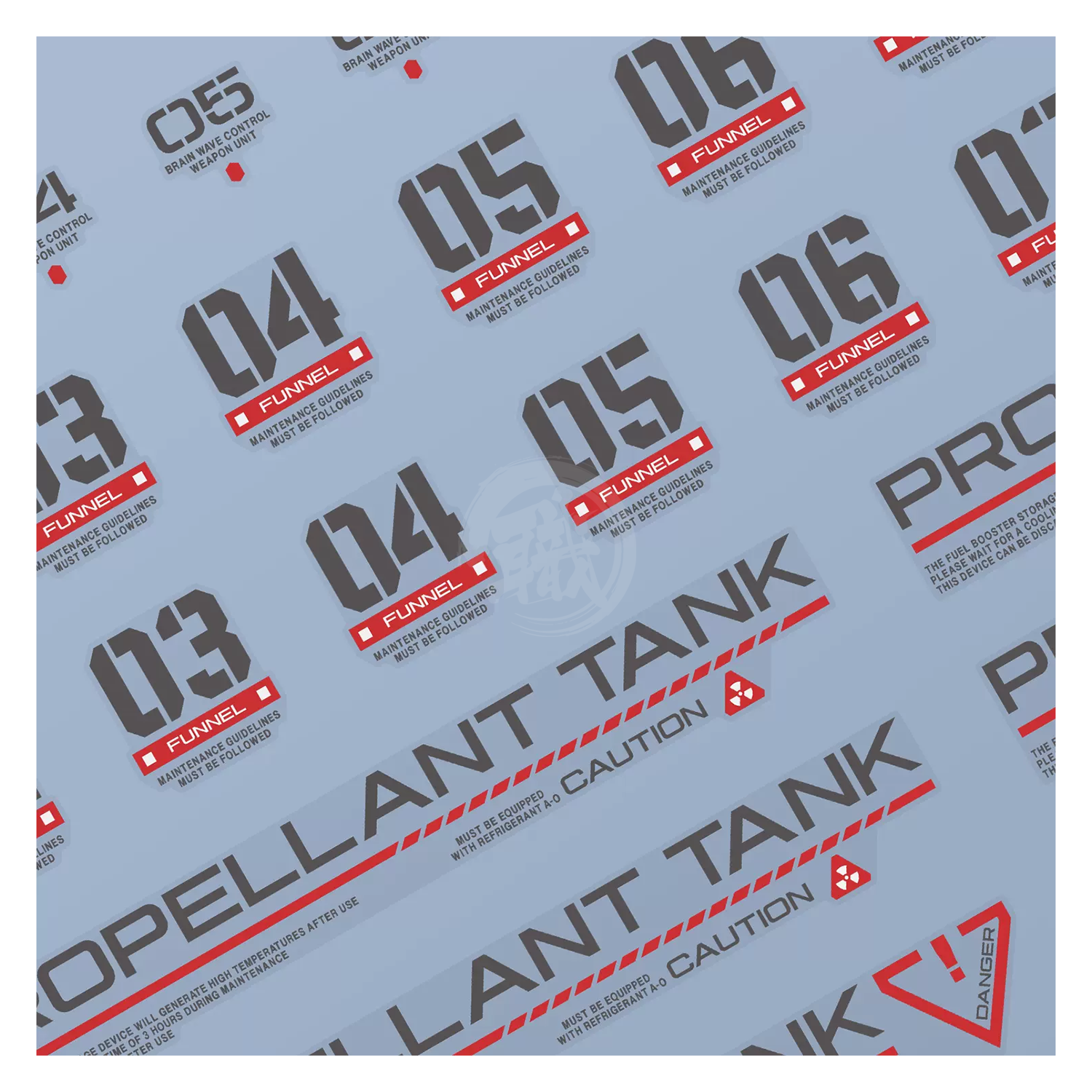 Monster Ultra-Precision Printing Water Decals [T02] [Red] - ShokuninGunpla