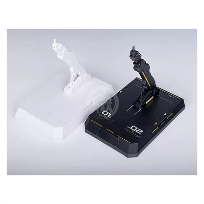 HobbyMio - Action Base with Storage Compartment [Black] - ShokuninGunpla