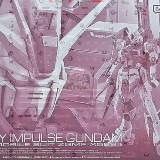 EVO Studio - RG Destiny Impulse Gundam Waterslide Decals [Fluorescent] - ShokuninGunpla