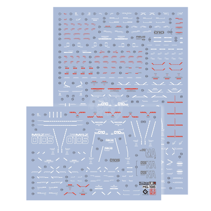 MG ZZ / Enhanced ZZ Gundam Ver.Ka Waterslide Decals [UV]