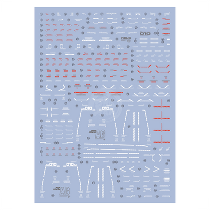 MG ZZ / Enhanced ZZ Gundam Ver.Ka Waterslide Decals [UV]