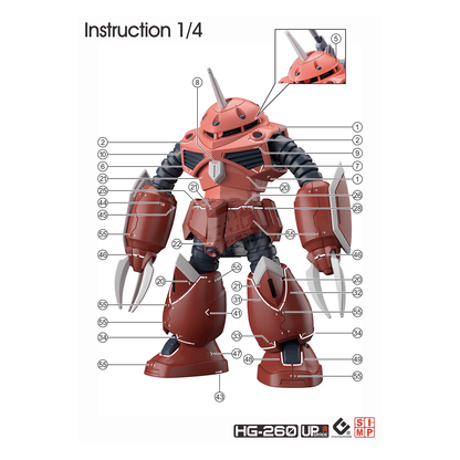 HG Z'Gok [Seed Freedom Ver.] Waterslide Decals [UV] - ShokuninGunpla