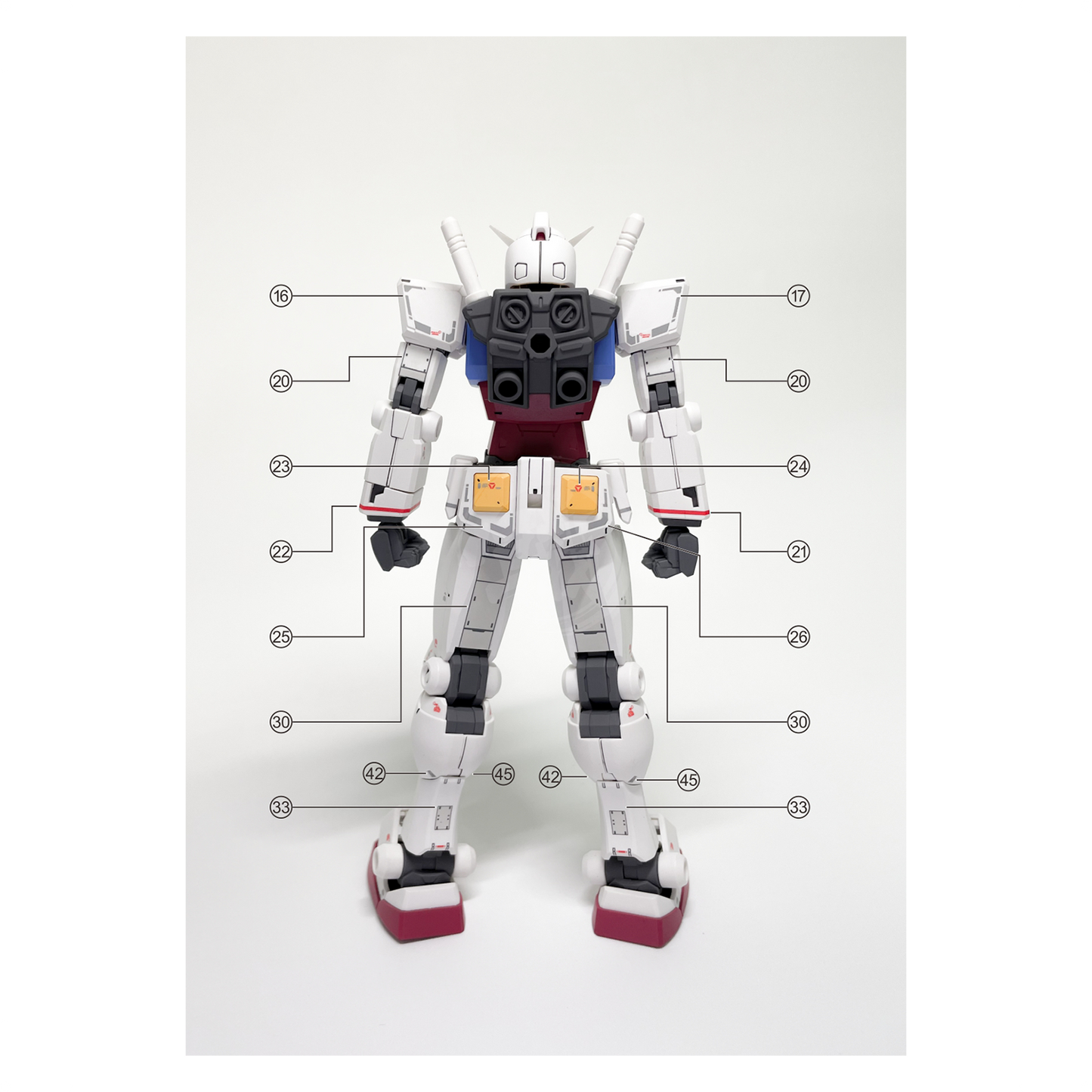 HG RX-78-2 Gundam Beyond Global Waterslide Decals [UV]