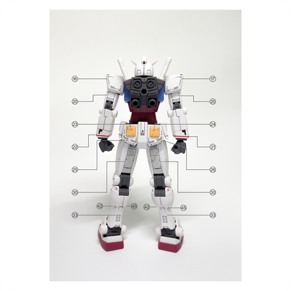 HG RX-78-2 Gundam Beyond Global Waterslide Decals [UV]