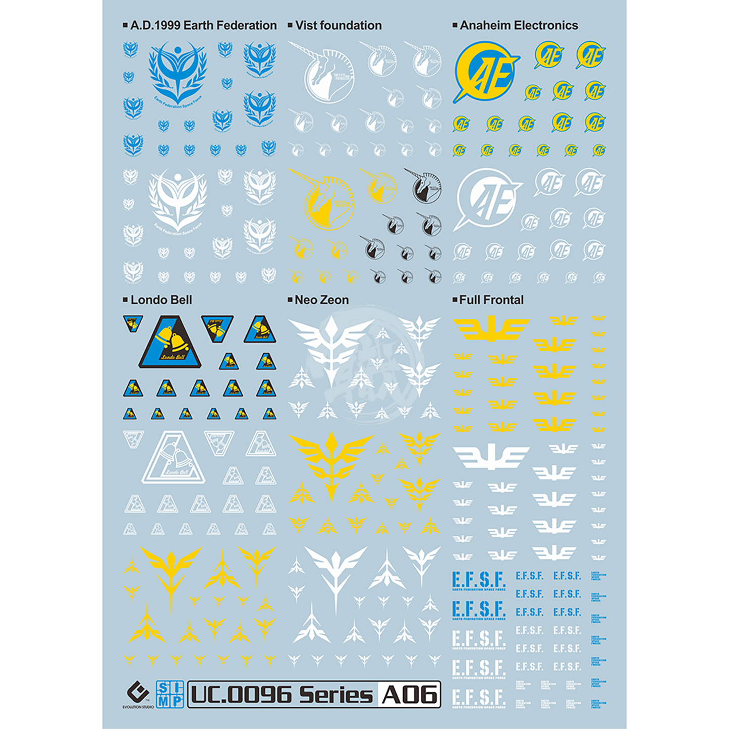 EVO UC-0096 Theme Decals [Legacy]