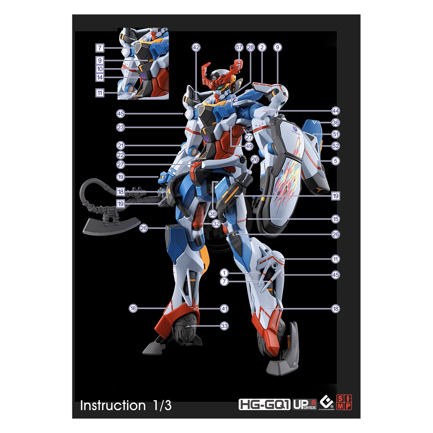 HG GQuuuuuuX Waterslide Decals [UV] - ShokuninGunpla