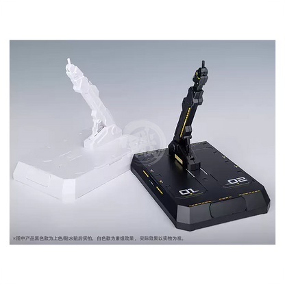 HobbyMio - Action Base with Storage Compartment [Black] - ShokuninGunpla