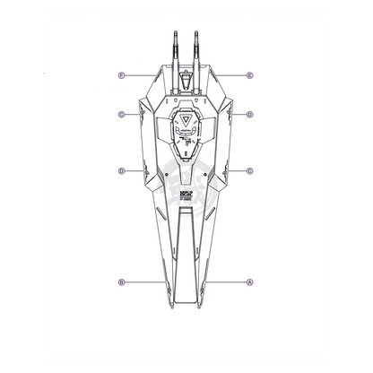 Full Mechanics Forbidden Gundam Waterslide Decals [UV]