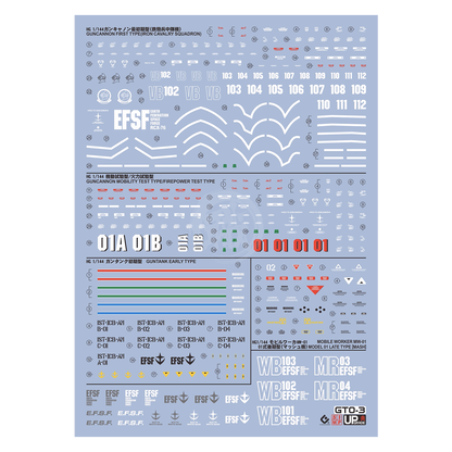 HG "Gundam The Origin" Decals [Multiuse] - Set 3