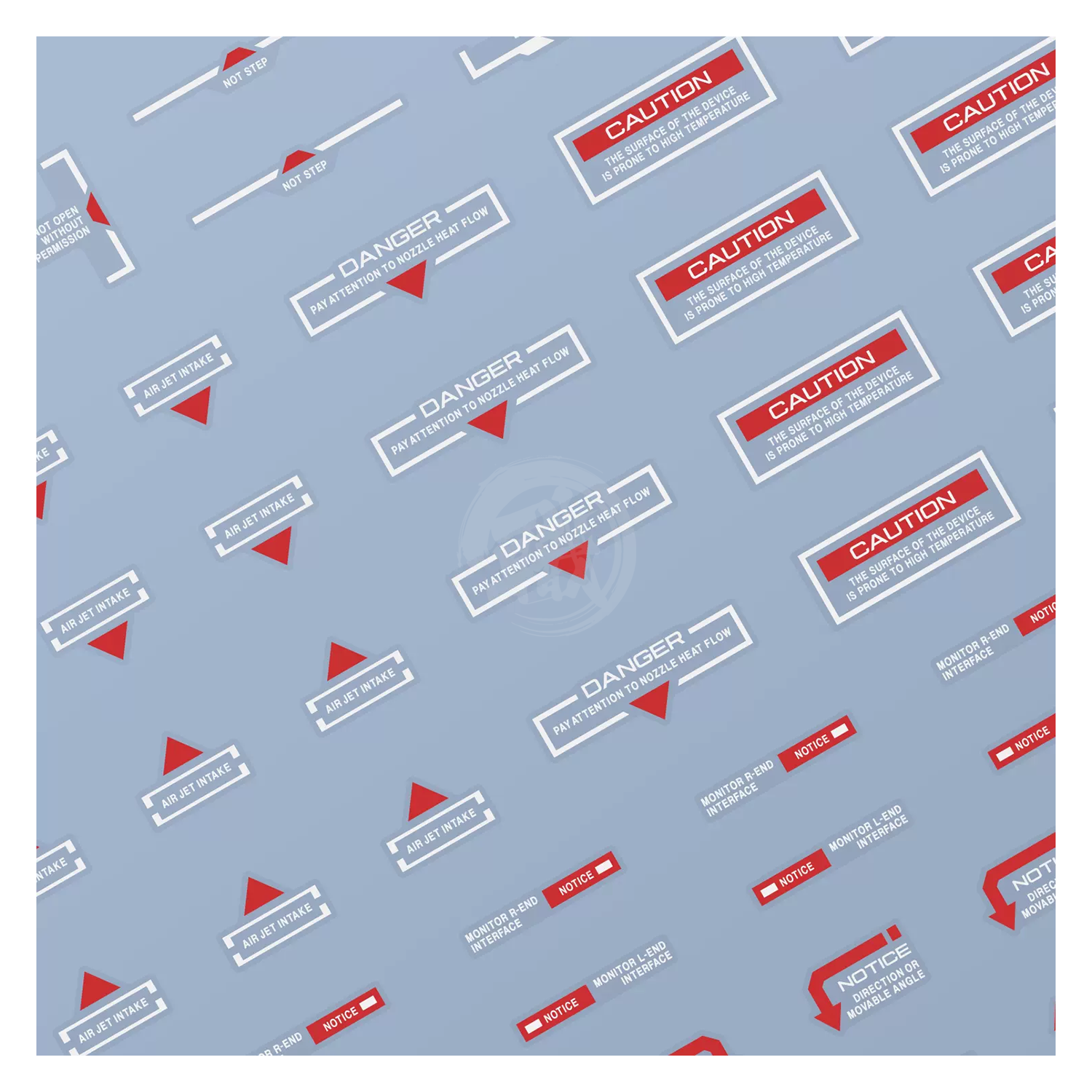 Monster Ultra-Precision Printing Water Decals [T02] [Red] - ShokuninGunpla