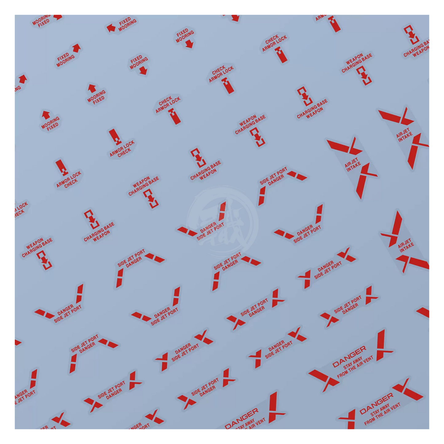 Monster Ultra-Precision Printing Water Decals [T02] [Red] - ShokuninGunpla