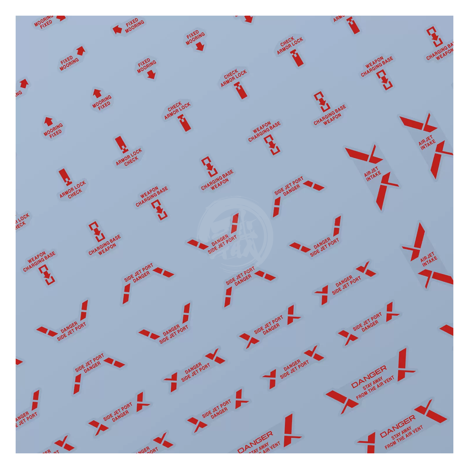 Monster Ultra-Precision Printing Water Decals [T02] [Red] - ShokuninGunpla