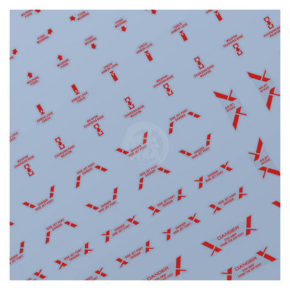 Monster Ultra-Precision Printing Water Decals [T02] [Red] - ShokuninGunpla