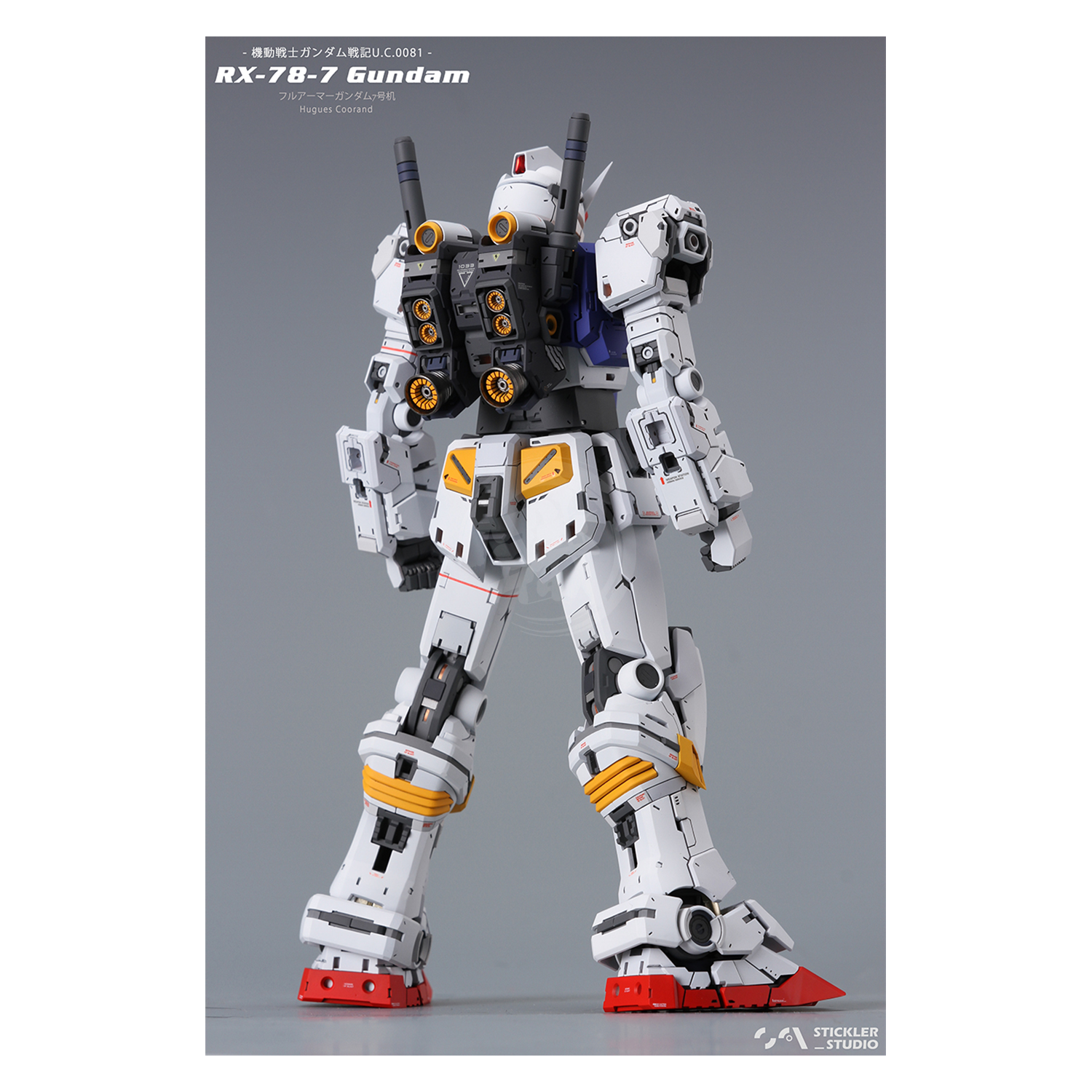 Stickler Studio - MG RX-78-7 7th Gundam Resin Conversion Kit [Preorder Q2 2024] - ShokuninGunpla
