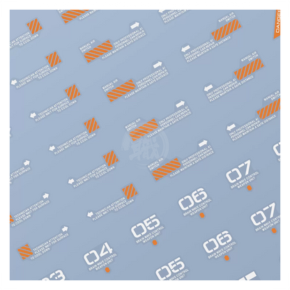 Monster Ultra-Precision Printing Water Decals [T01] [Grey]