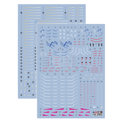 HG Mighty Strike Freedom Gundam Waterslide Decals [UV]