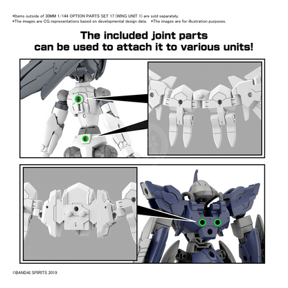 30MM Option Parts Set 17 [Wing Unit 1]