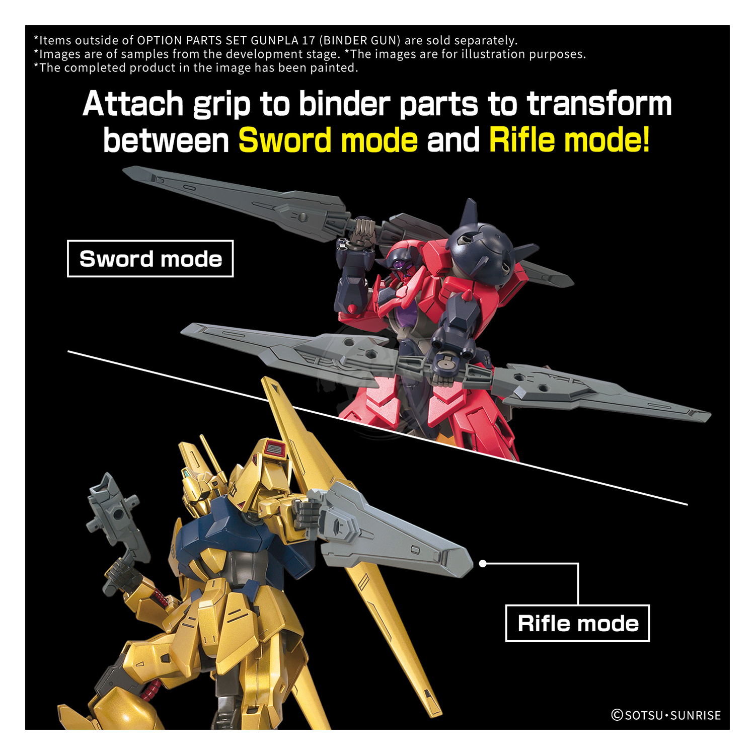 Option Parts Set Gunpla 17 [Binder Gun] - ShokuninGunpla