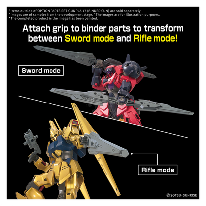 Option Parts Set Gunpla 17 [Binder Gun] - ShokuninGunpla