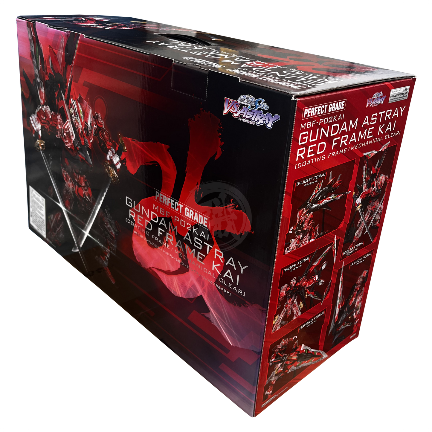 Bandai - PG Gundam Astray Red Frame Kai [Clear Armor Chrome Frame Ver.] - ShokuninGunpla