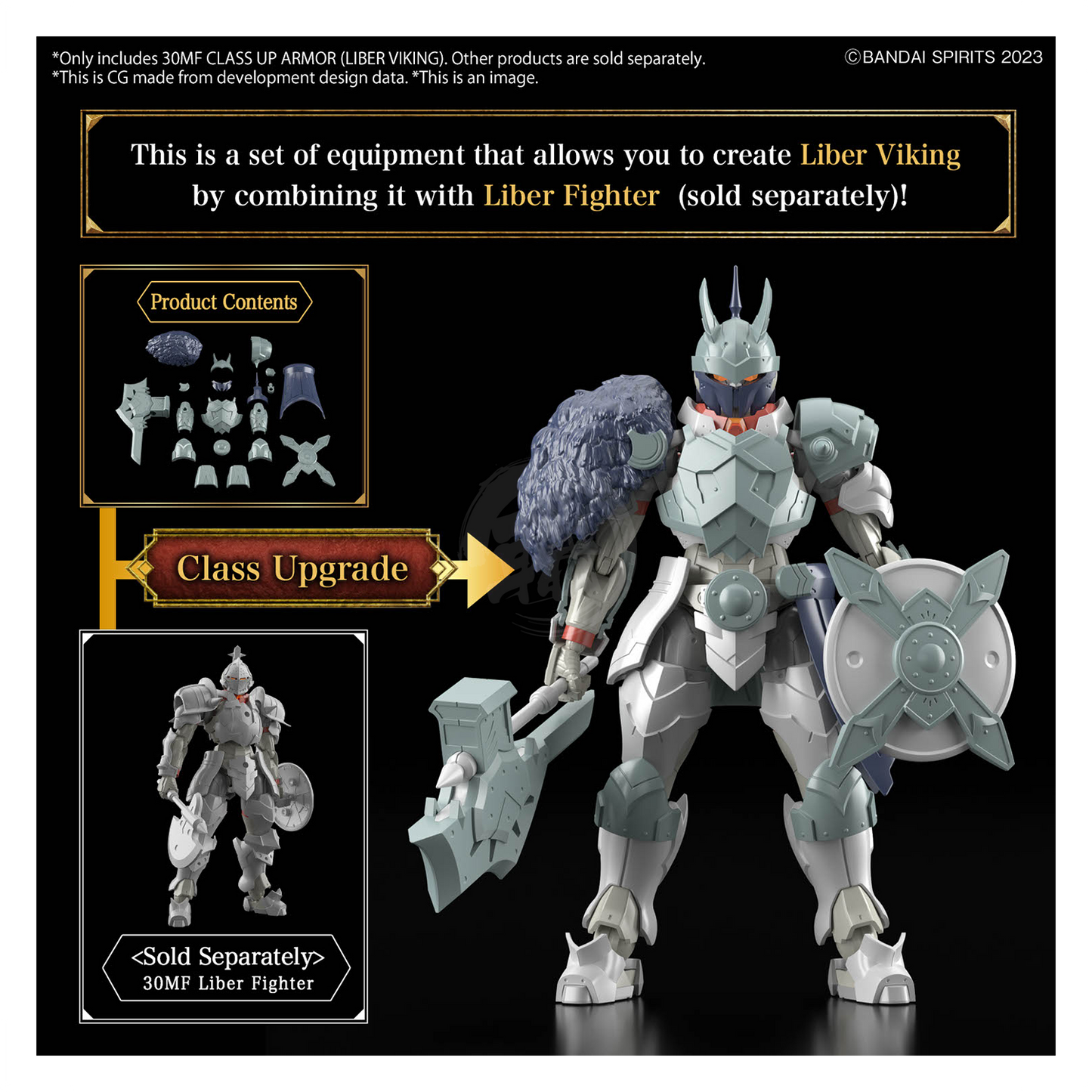 30MF Class Up Armor [Liber Viking] - ShokuninGunpla