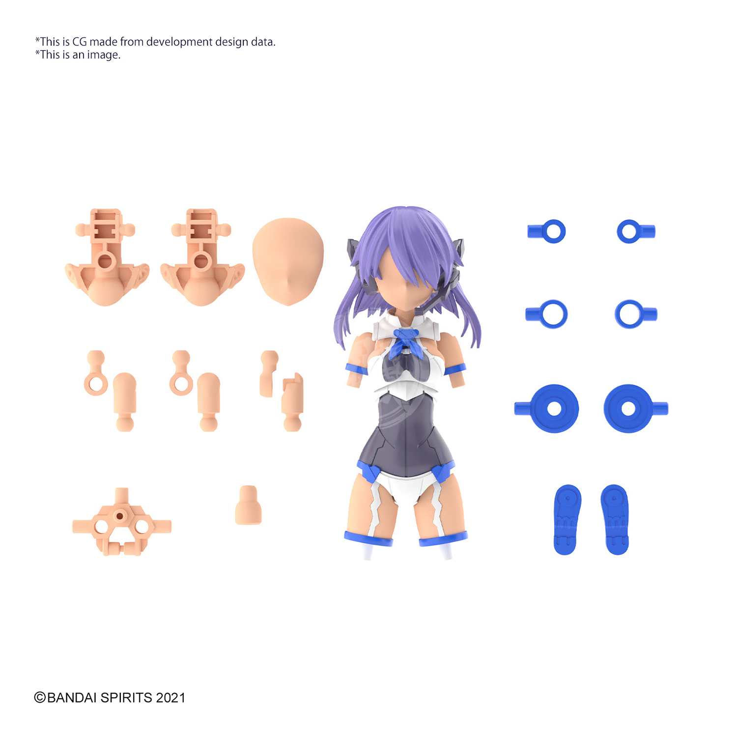 Bandai - 30MS Parts Set 9 [Commander Costume] [Color C] - ShokuninGunpla