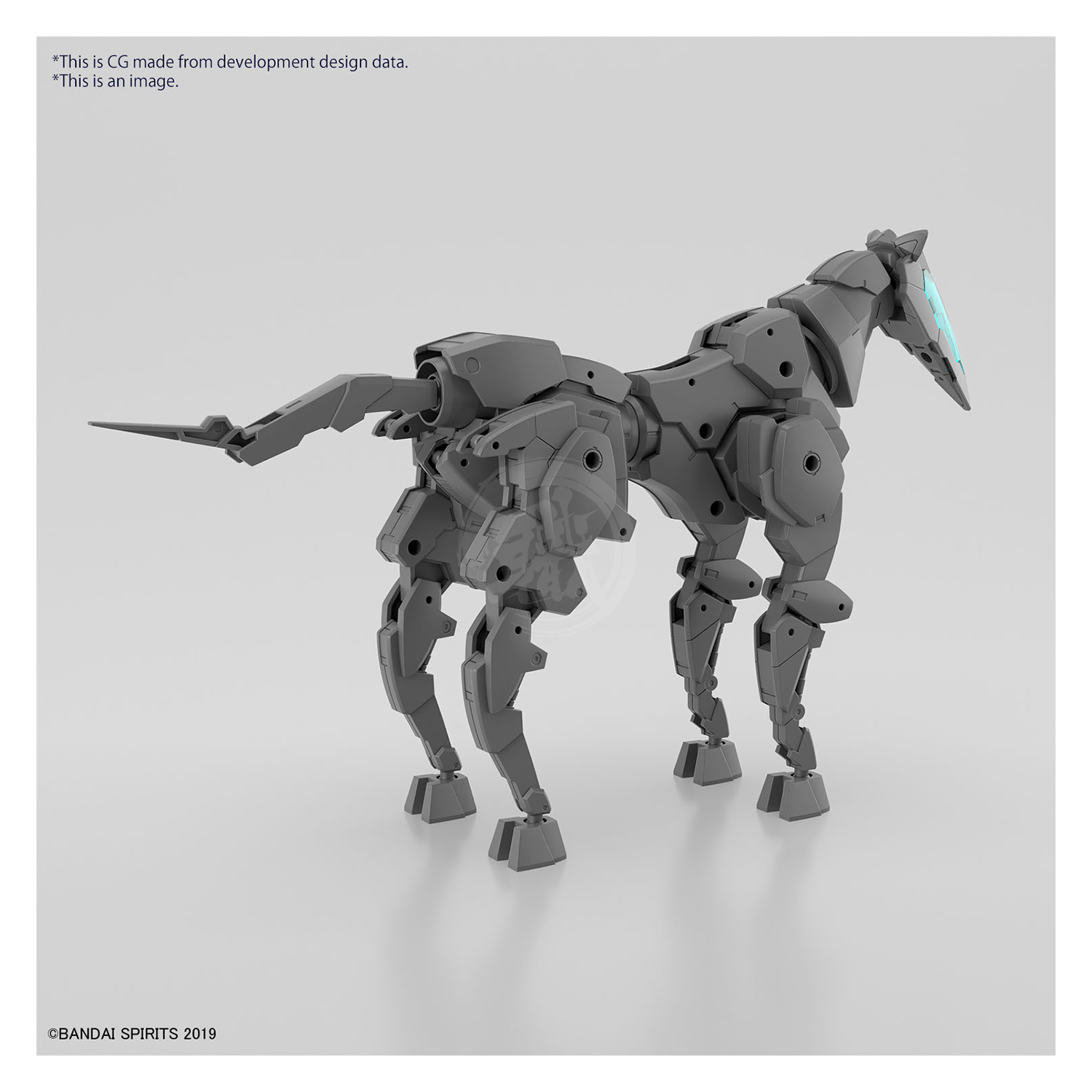 Bandai - 30MM Extended Armament Vehicle [Horse Mecha Ver.] [Dark Grey] - ShokuninGunpla