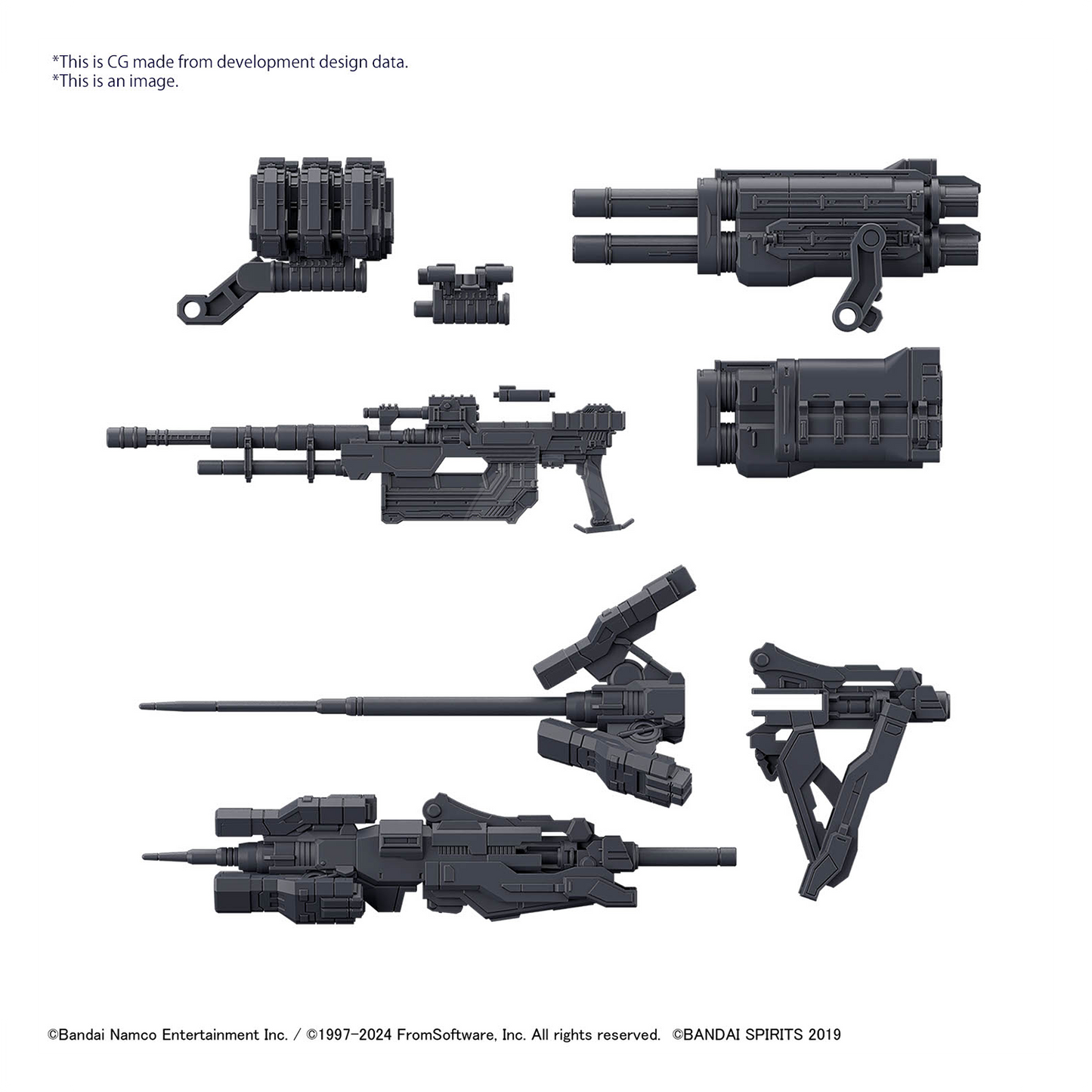 30MM Option Parts Set Armored Core Fires of Rubicon Weapon Set 02