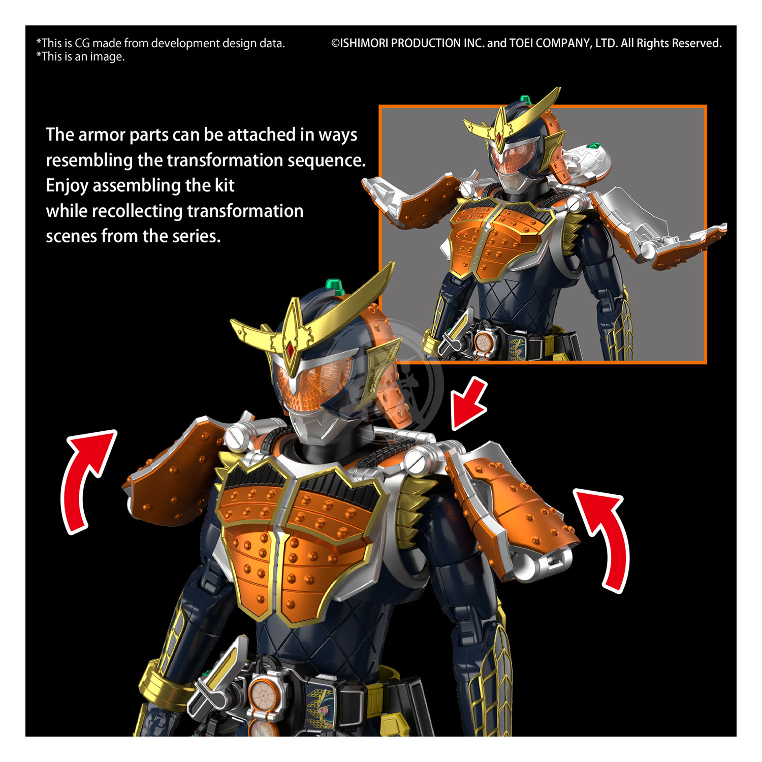 Bandai - Figure-Rise Standard Kamen Rider Gaim Orange Arms [Preorder Q2 2024] - ShokuninGunpla