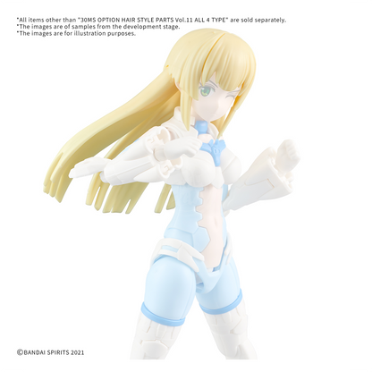 30MS Hair Style Parts [Vol.11] [Long-4 Yellow-3] - ShokuninGunpla
