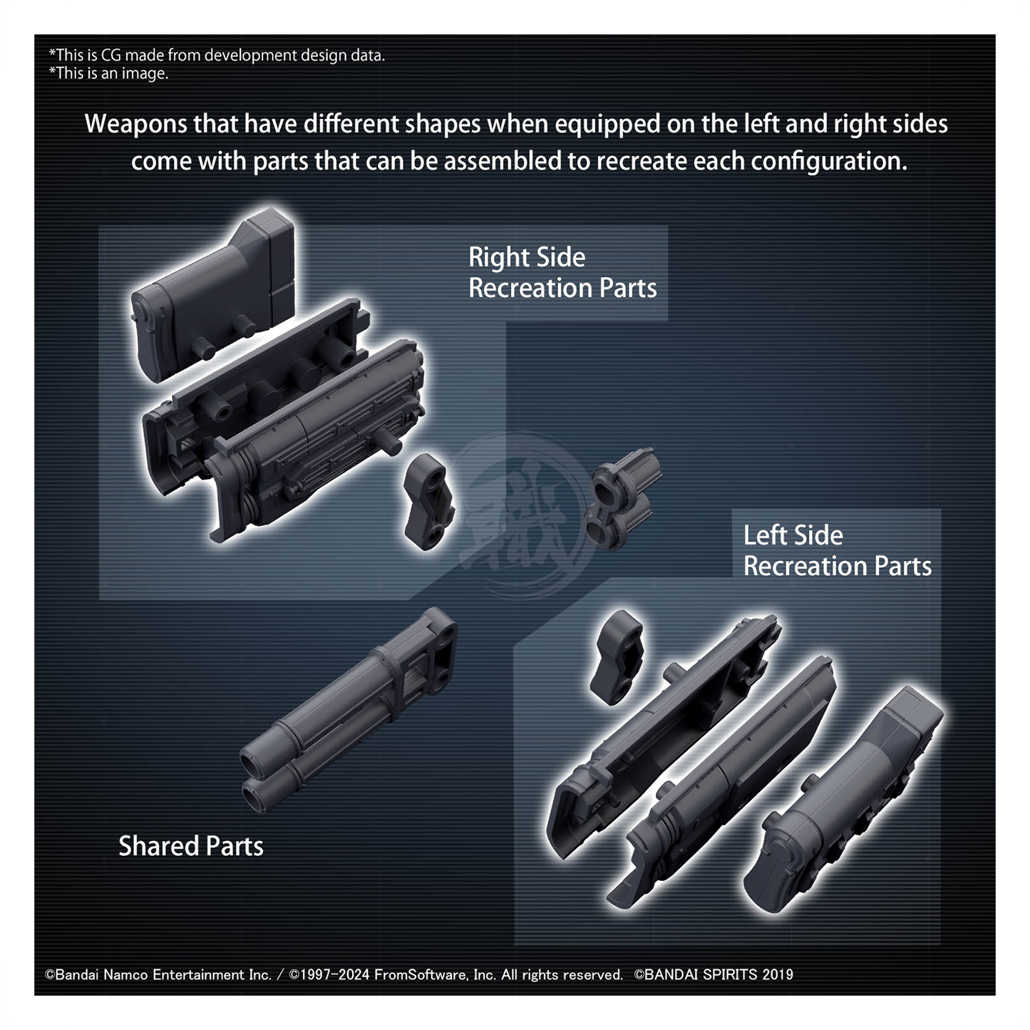 30MM Option Parts Set Armored Core Fires of Rubicon Weapon Set 02