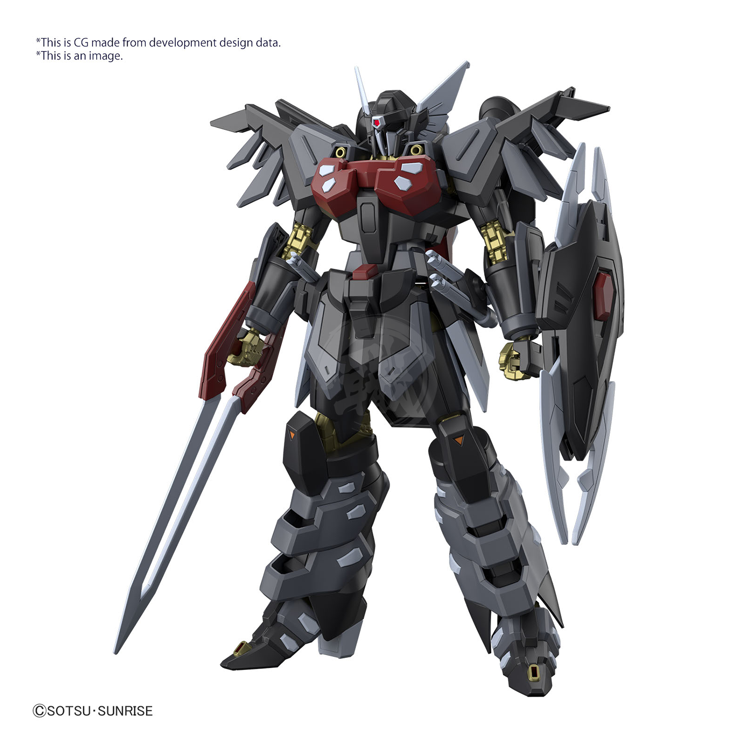 Bandai - HG Black Knight Squad Shi-ve.A - ShokuninGunpla