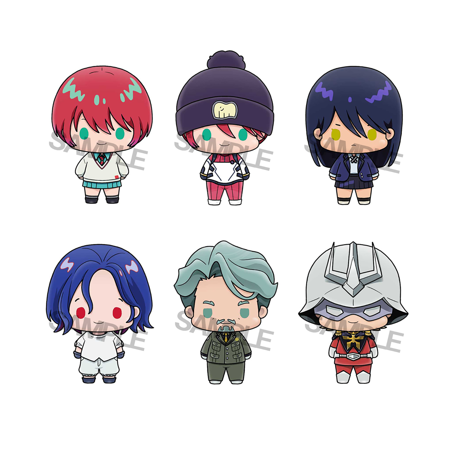 Chokorin Collection Mobile Suit Gundam GQuuuuuuX [Set of 6] - ShokuninGunpla