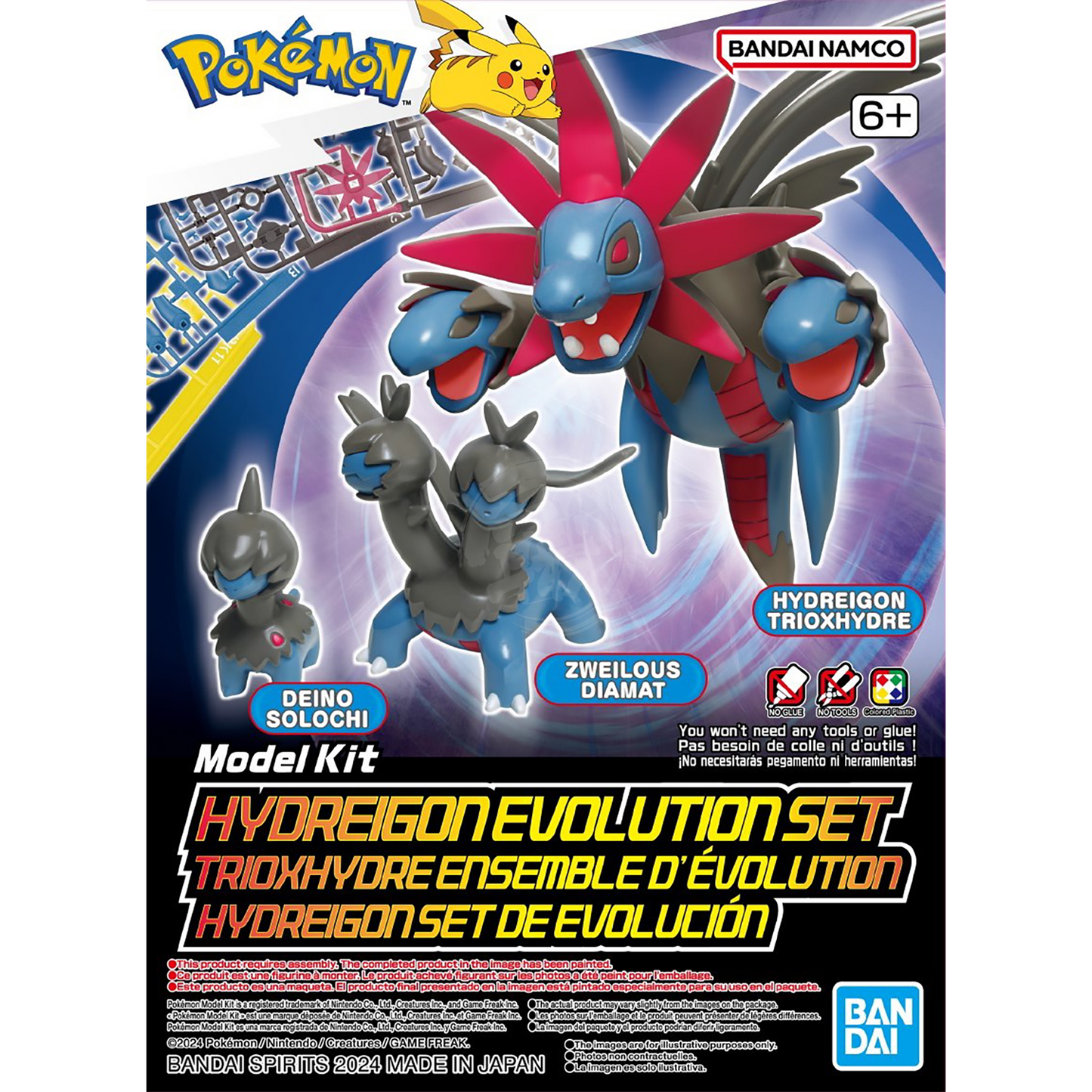 [Pokemon Plamo 22] Hydreigon Evolution Set