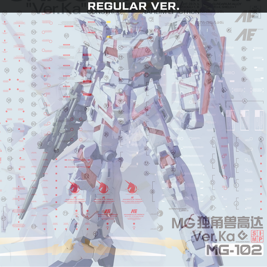 EVO Studio - MG Unicorn Gundam Ver.Ka Waterslide Decals [Regular Ver.] - ShokuninGunpla