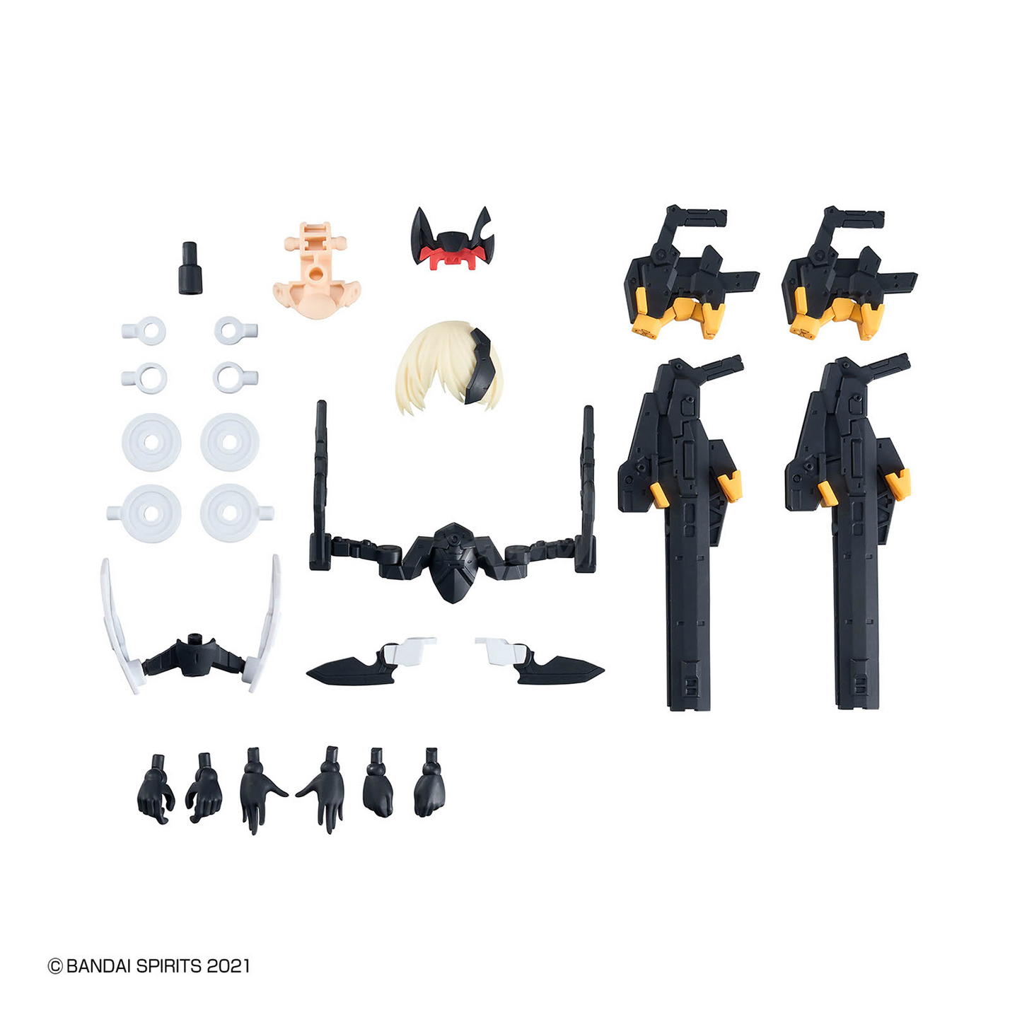 Bandai 30MS Belveria-Berys Feroce Form model kit displayed in detailed plastic parts and assembly instructions.