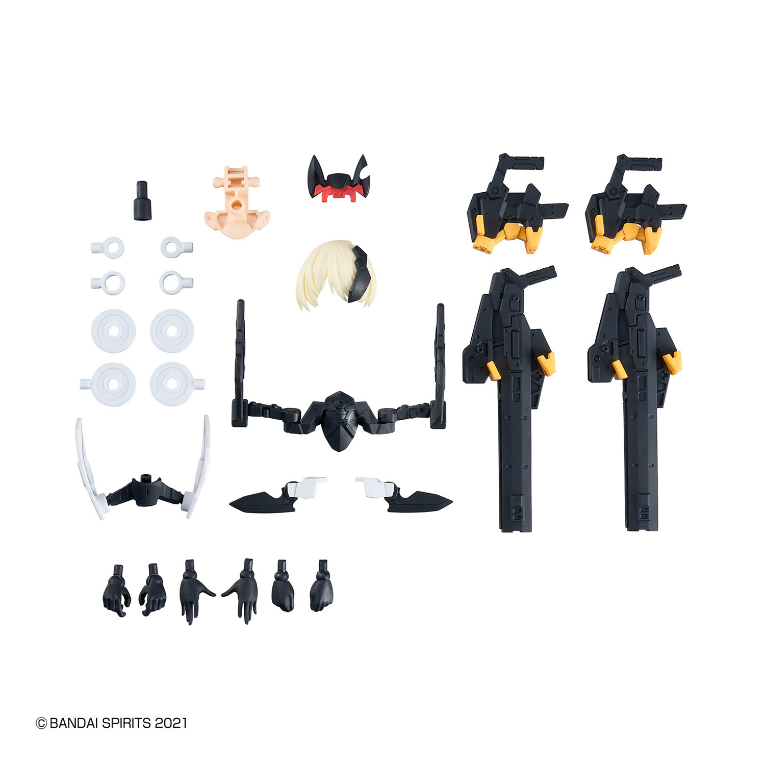Bandai 30MS Belveria-Berys Feroce Form model kit displayed in detailed plastic parts and assembly instructions.