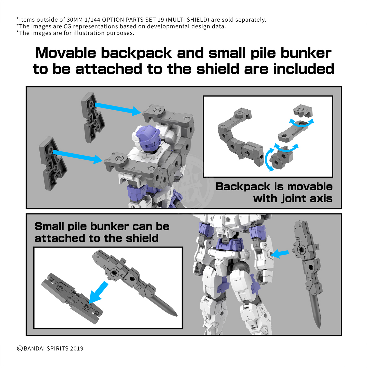 30MM Option Parts Set 19 [Multi Shield]