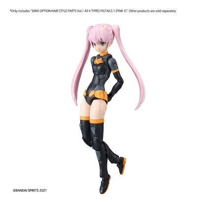 30MS Hair Style Parts [Vol.1] [Pigtails-1 Pink-1]