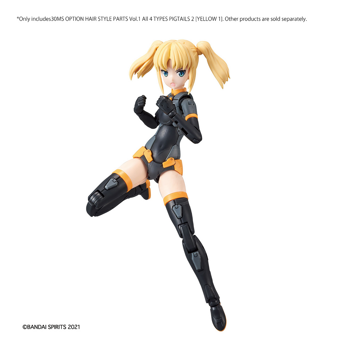 30MS Hair Style Parts [Vol.1] [Pigtails-2 Yellow-1]