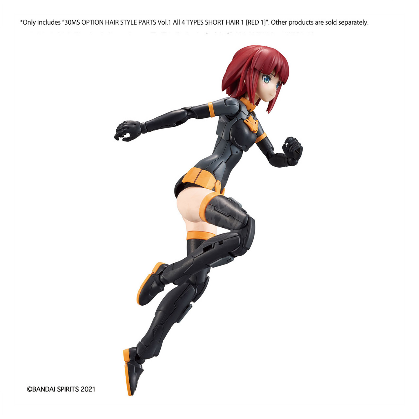 30MS Hair Style Parts [Vol.1] [Short-1 Red-1]