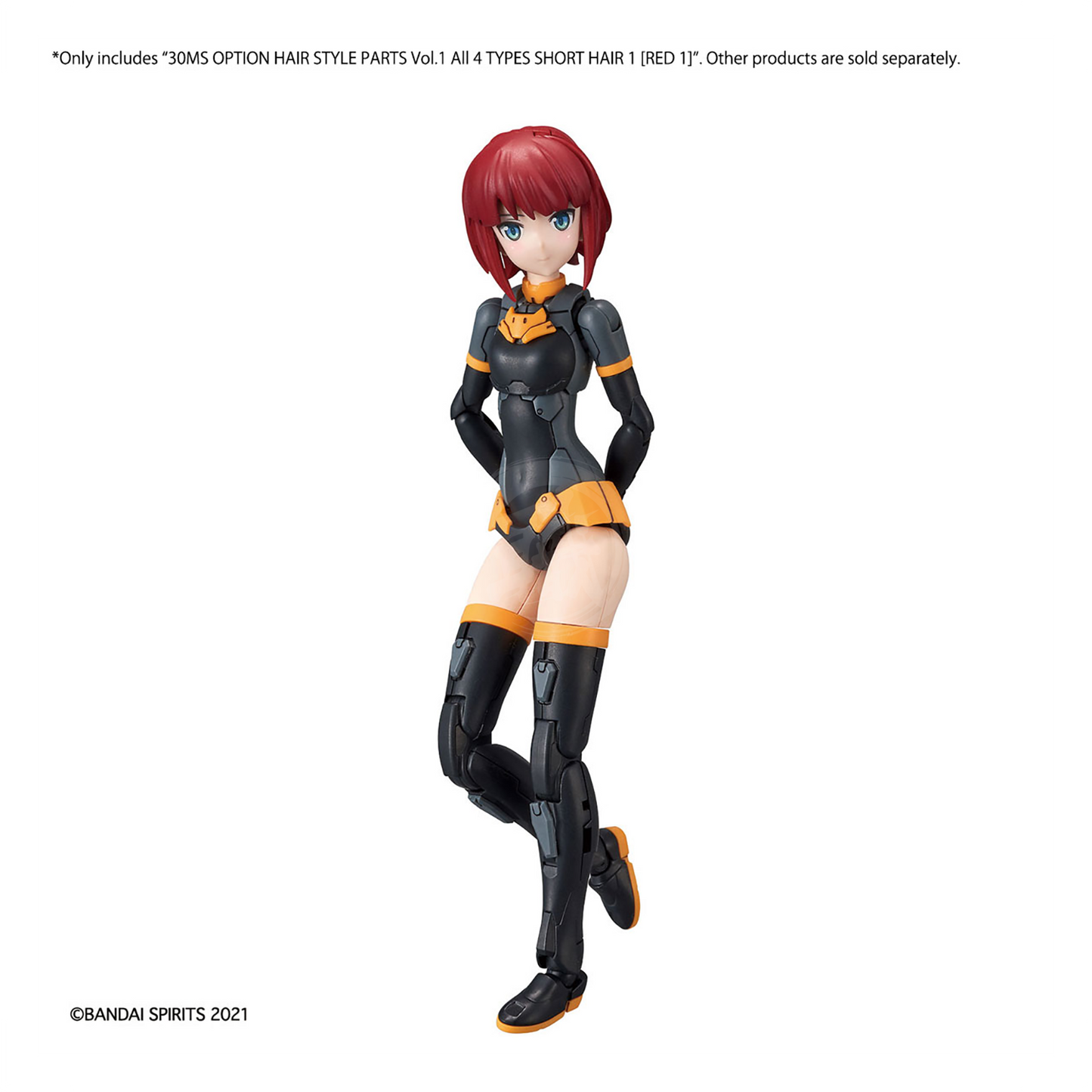 30MS Hair Style Parts [Vol.1] [Short-1 Red-1]