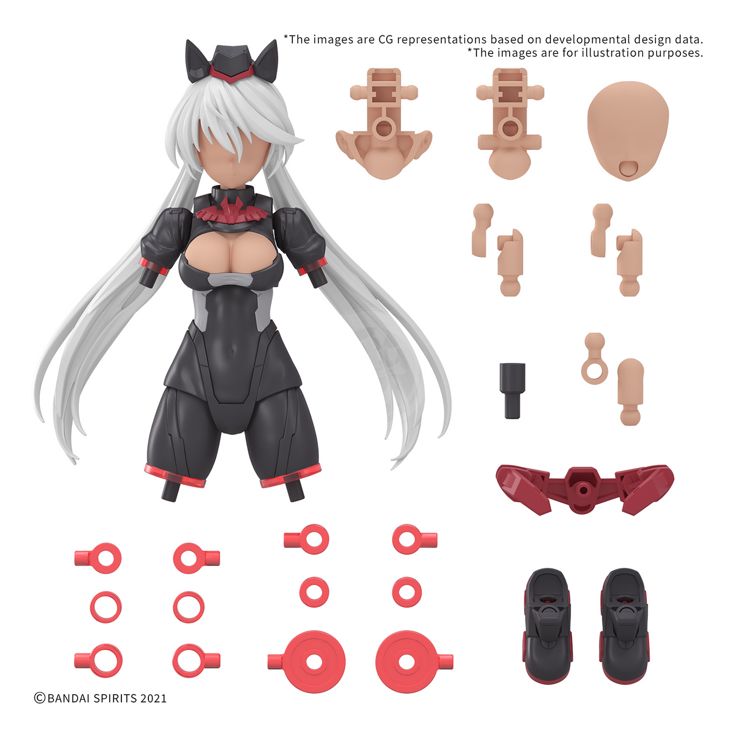 30MS Parts Set 18 [Sergeant Costume] [Color C] [Damaged Box]