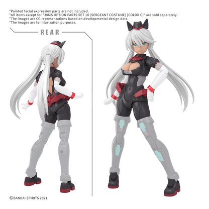 30MS Parts Set 18 [Sergeant Costume] [Color C] [Damaged Box]