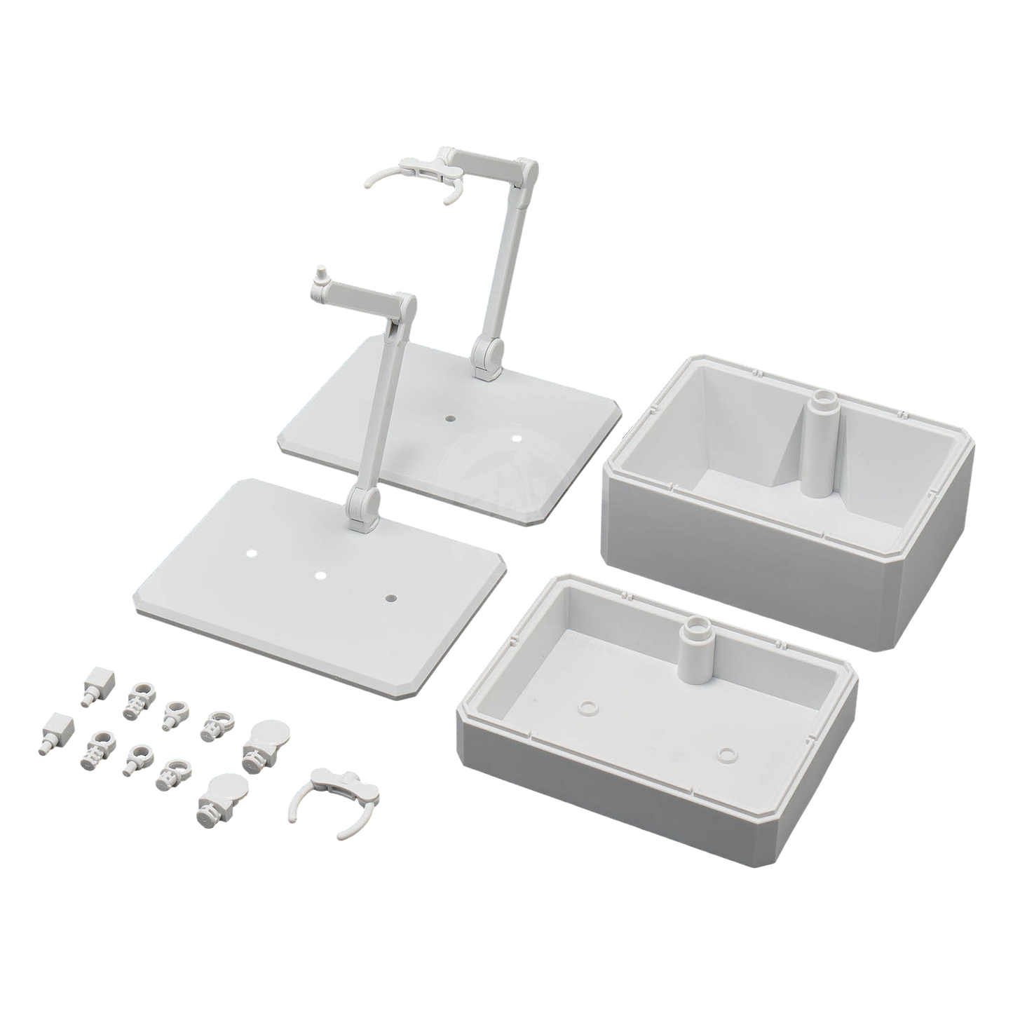 Action Base 7 & Option Box [White] - ShokuninGunpla