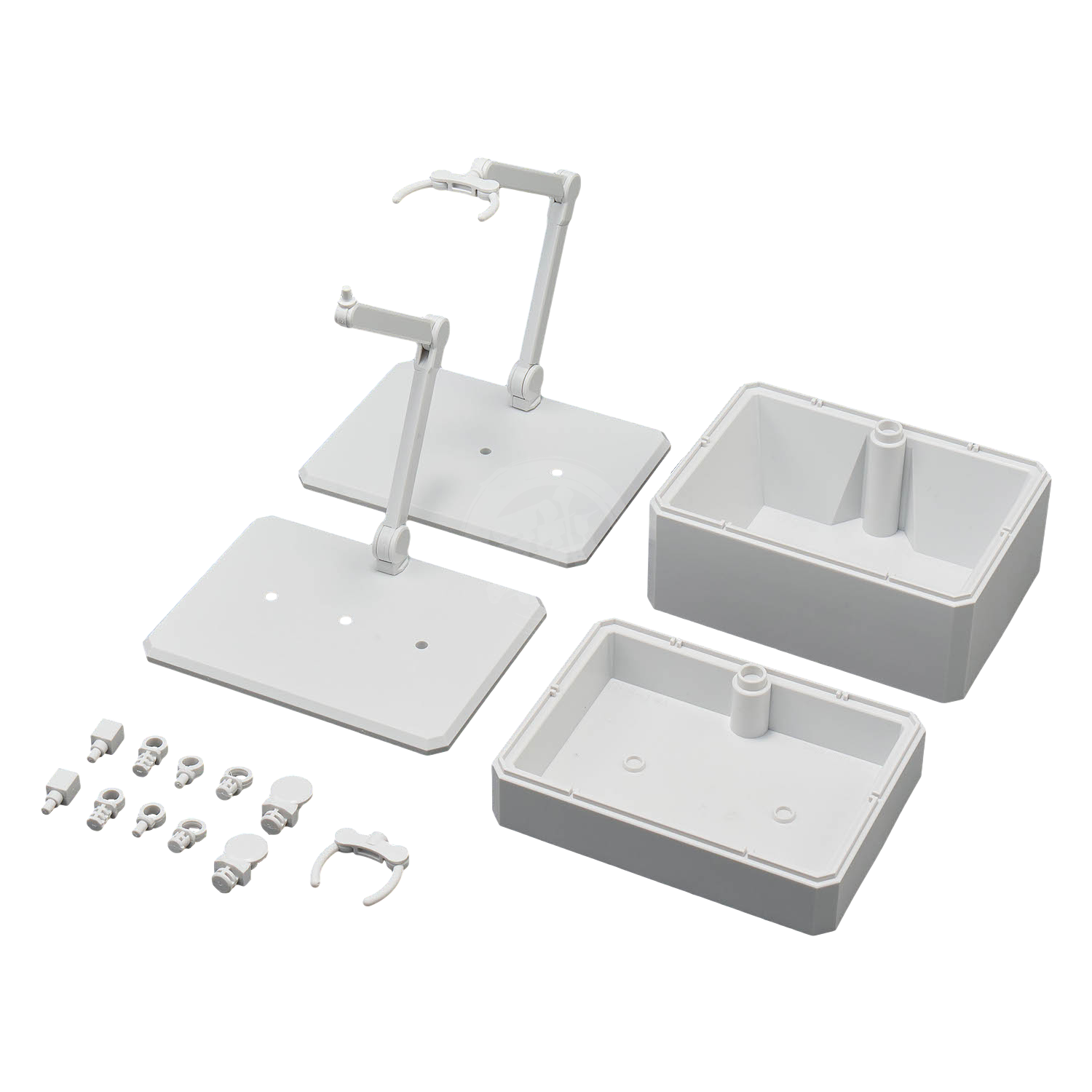 Action Base 7 & Option Box [White] - ShokuninGunpla